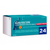 GAVISCON 24 COMPRIMIDOS MASTICABLES (SABOR FRESA)