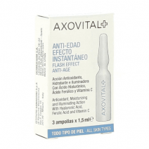 AXOVITAL ANTI-EDAD EFECTO INSTANTANEO AMPOLLAS 3 AMPOLLAS X 1,5 ML
