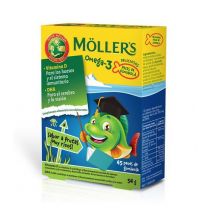 Möller's Peces De Gominolas Omega-3 45 unidades