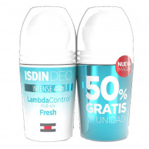 Isdin Lambda DUPLO Desodorante Fresh Roll On, 2 X 50ml