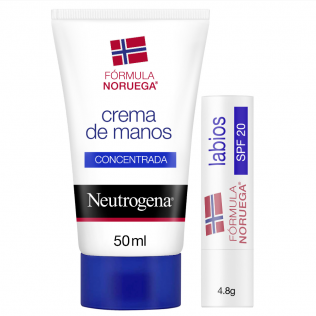 Neutrogena PACK Crema de Manos Concentrada 50 g + Labial 4.8 g