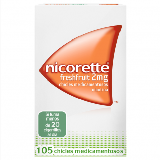 Nicorette Freshfruit 2 mg 105 chicles