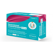 PARACETAMOL STADAPHARM EFG 650 MG 20 COMPRIMIDOS