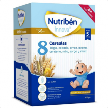 Nutribén Innova Papilla 8 Cereales +5m, 600g