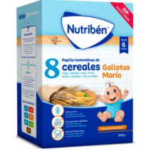 Nutriben 8 Cereales con Galletas Maria, 600g