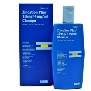 ZINCATION PLUS 10/4 MG/ML CHAMPU MEDICINAL 200 ML