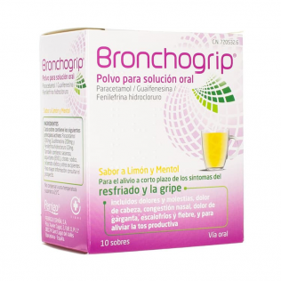 BRONCHOGRIP 10 SOBRES POLVO PARA SOLUCION ORAL