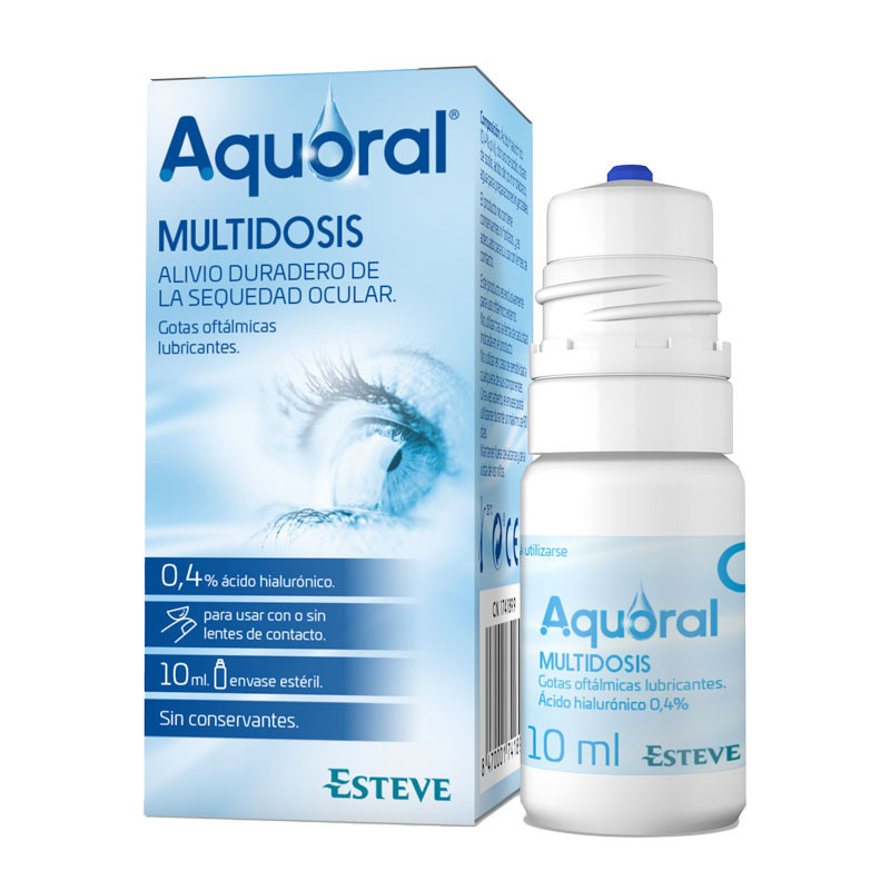 Aquoral Forte Con Ácido Hialuronico 0.4% Gotas Oftálmicas 30 Monodosis