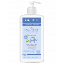 Cattier Gel de Baño Cabello y Cuerpo Bebe, 500ml