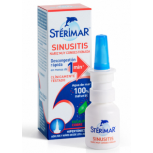 Sterimar Agua Marina para Congestión Nasal por Sinusitis y Resfriados