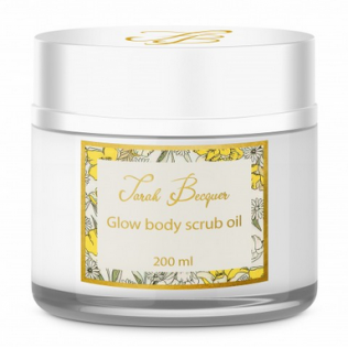 SARAH BECQUER GLOW BODY SCRUB OIL 200 ML