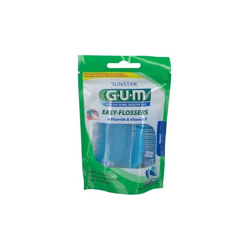 Gum 890 Easy Flossers Seda Dental Aplicador 30 Unidades