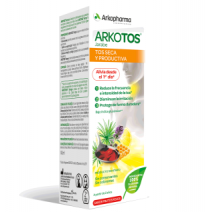 ARKOTOS TOS SECA Y PRODUCTIVA 1 ENVASE 140 ML SABOR FRUTOS ROJOS