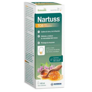 NORMON BENSANIA NARTUSS TOS SECA Y PRODUCTIVA 1 BOTELLA 140 ML