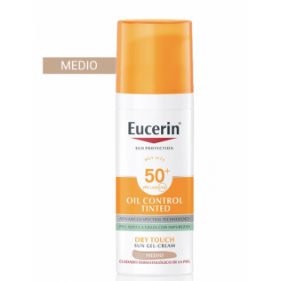 Protector Solar Eucerin Gel Crema Oil Control Toque Seco Spf 50+ 50ml