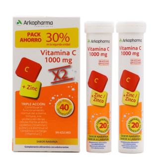 ARKOVITAL PACK VITAMINA C Y D3 1000MG 3X20 COMPRIMIDOS