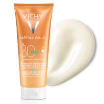 Vichy Capital Soleil Leche-Gel Ultra Fundente Sobre la Piel Mojada o Seca SPF30, 200ml