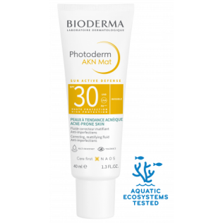 Bioderma Photoderm AKN Mat SPF30 Fluido Pieles Mixtas, 40ml