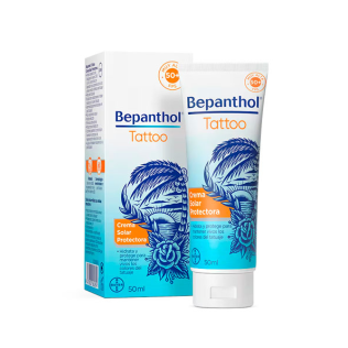 Bepanthol Tattoo Crema Solar Protectora SPF 50+ 1 Tubo 50 ml