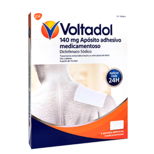 VOLTADOL PARCHES 140 MG 5 APOSITOS MED