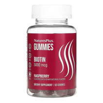 Natures Plus Gummies Biotina 5000 MCG 75 Gominolas