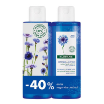 KLORANE DUO LOCION FLORAL AL ACIANO DESMAQUILLAN 200 ML 2 ENVASES