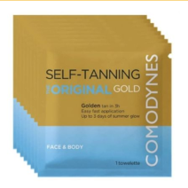 Comodynes Autobronceador Toallitas Self-Tanning Cara Cuerpo, 8Ud