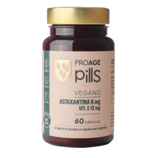 Proage Pills Astaxantina 8mg + Vit E 60 capsulas blandas
