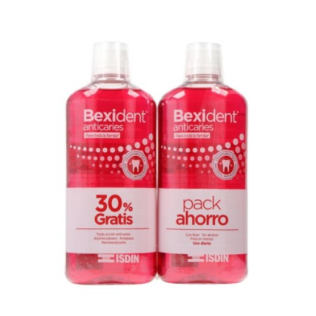 ISDIN BEXIDENT DUPLO COLUTORIO ANTICARIES 2X500ML