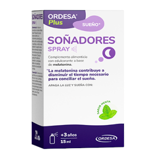 ORDESA PLUS SOÑADORES SPRAY 1 ENVASE 15 ML SABOR MENTA