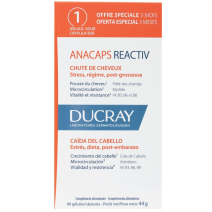 DUCRAY ANACAPS REACTIV CABELLO Y UÑAS 30 CAPS 3 CAJAS