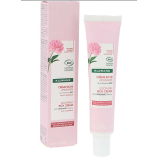 KLORANE CREMA RICA CALMANTE A LA PEONIA BIO 1 ENVASE 40 ML