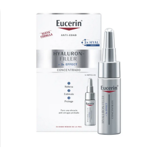 Eucerin Hyaluron Filler Concentrado Serum Antiedad, 6 amp x 5 ml