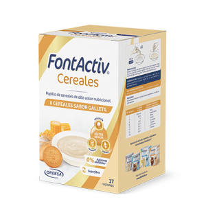 FONTACTIV 8 CEREALES 1 ENVASE 500 G SABOR GALLETA