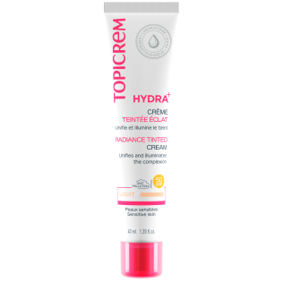 TOPICREM HYDRA+ CREMA ILUMINADORA CON COLOR CLARO SPF 50 1 TUBO 40 ML