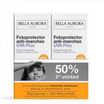Bella Aurora Solar DUPLO UVA Plus Ultraprotect Antimanchas SPF50+ 2x50m