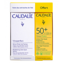 Caudalie Cofre Vinoperfect Serum, 30 ml + Caudalie Solar SPF50+ 40 ml