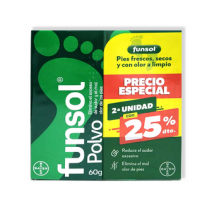 FUNSOL DUPLO POLVO 2 X 60G