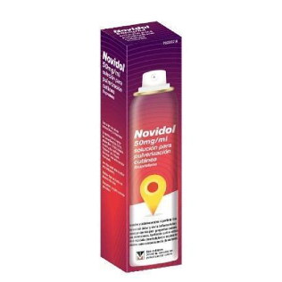 NOVIDOL 50 MG/ML SOLUCION PARA PULVERIZACION CUTANEA 50 ML
