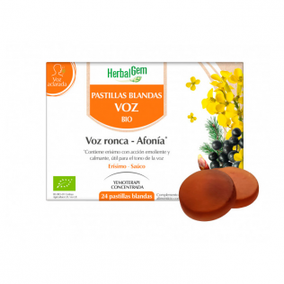 PRANAROM HERBALGEM VOZ VOZ 24 PASTILLAS BLANDAS