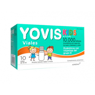 YOVIS KIDS 10 VIALES BEBIBLES 10 ML SABOR FRESA