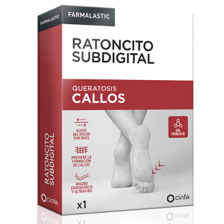 RATONCITO SUBDIGITAL CALLOS FARMALASTIC 1 UNIDAD PIE IZQUIERDO TALLA UNICA