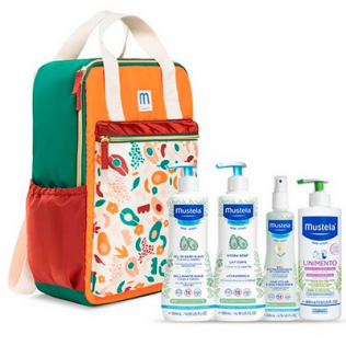 Mustela Mochila Family Adventures Terracota