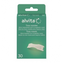 ALVITA TIRAS NASALES 30 UNIDADES