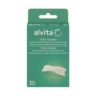ALVITA TIRAS NASALES 30 UNIDADES