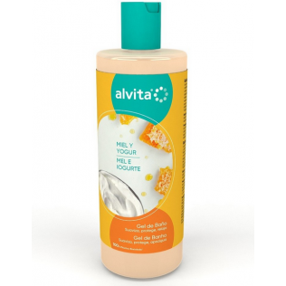 ALVITA GEL DE BAÑO MIEL Y YOGUR 750ML