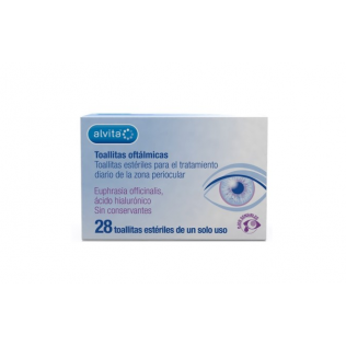 ALVITA TOALLITAS OFTALMICAS 28 UNIDADES