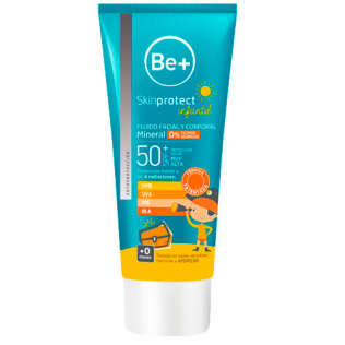 BE+ SKIN PROTECT ULTRAFLUIDO MINERAL INFANTIL SPF50+ 1 ENVASE 100 ML