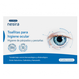 ACOFARMA NESIRA TOALLITAS PARA HIGIENE OCULAR 30 UNIDADES