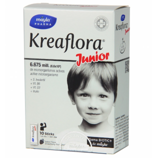 KREAFLORA JUNIOR 10 STICKS SABOR FRESA